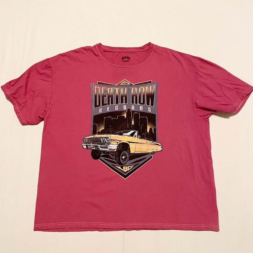 Death Row Records Mens Tshirt 3X Size Shirt